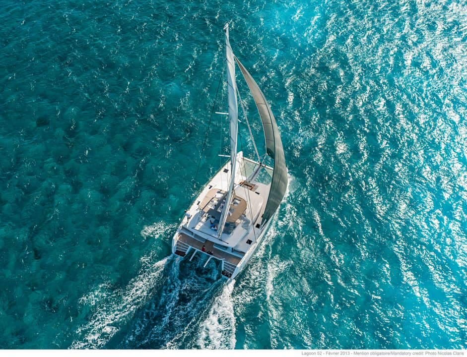 Lagoon 52 sailing catamaran in the Andaman Sea — Yachting Experience Thailand fleet