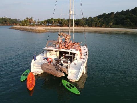 Lagoon 400 S2 – luxury catamaran for private charter in Singapore